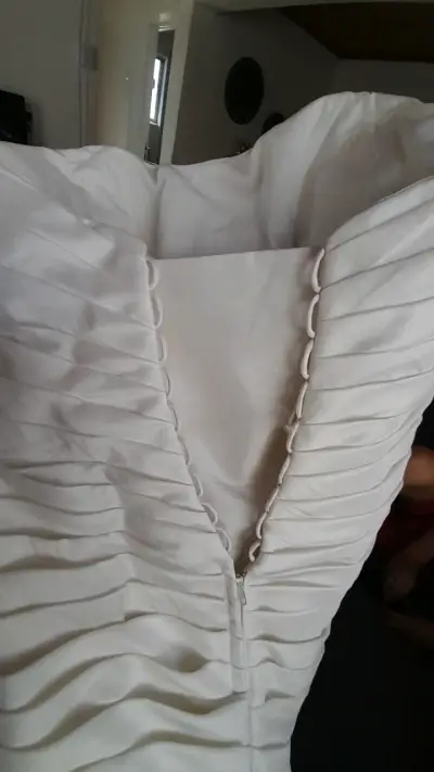 Vestido de novia blanco - miniatura 4