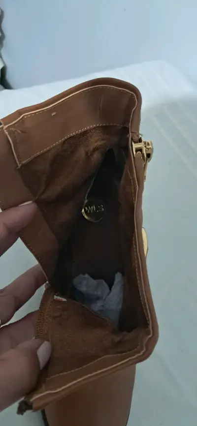 Botines de cuero marrón con hebilla - miniatura 3