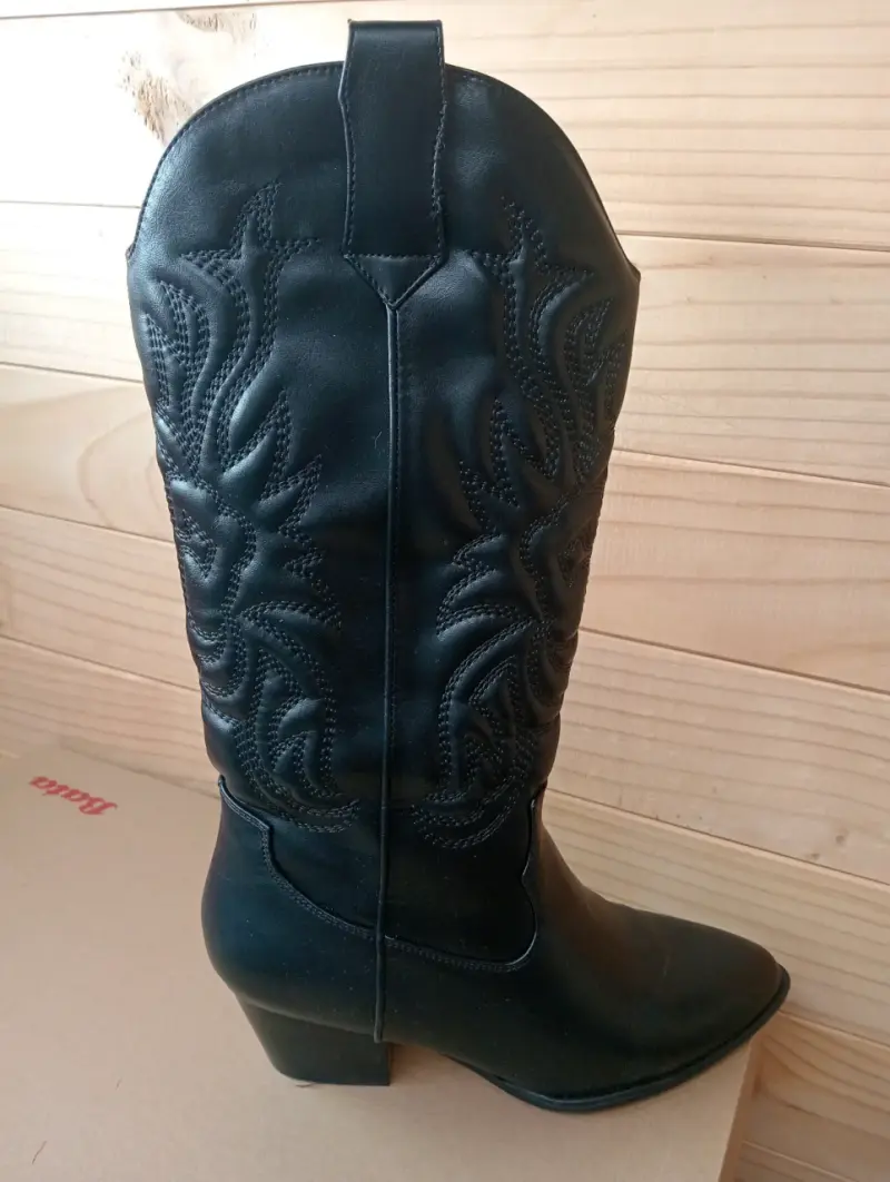 Botas vaqueras negras - 3