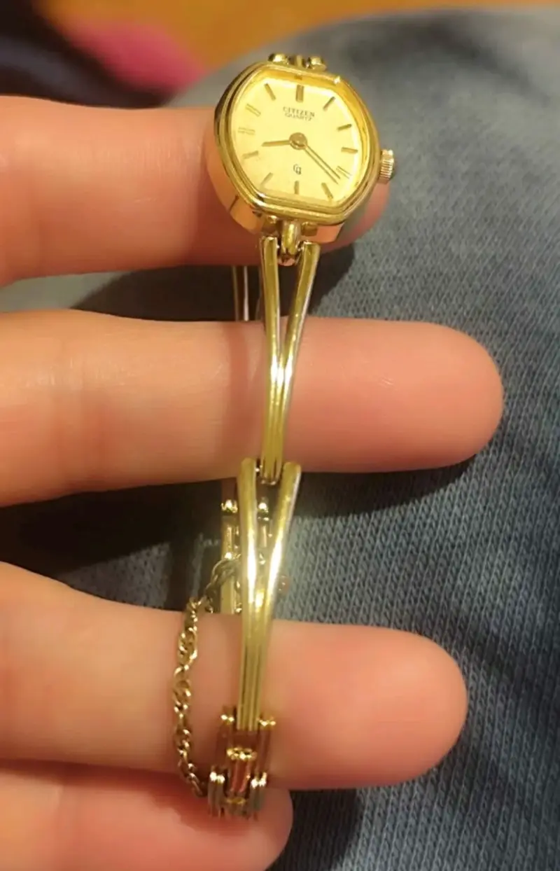Reloj enchapado Citizen mujer vintage - 2