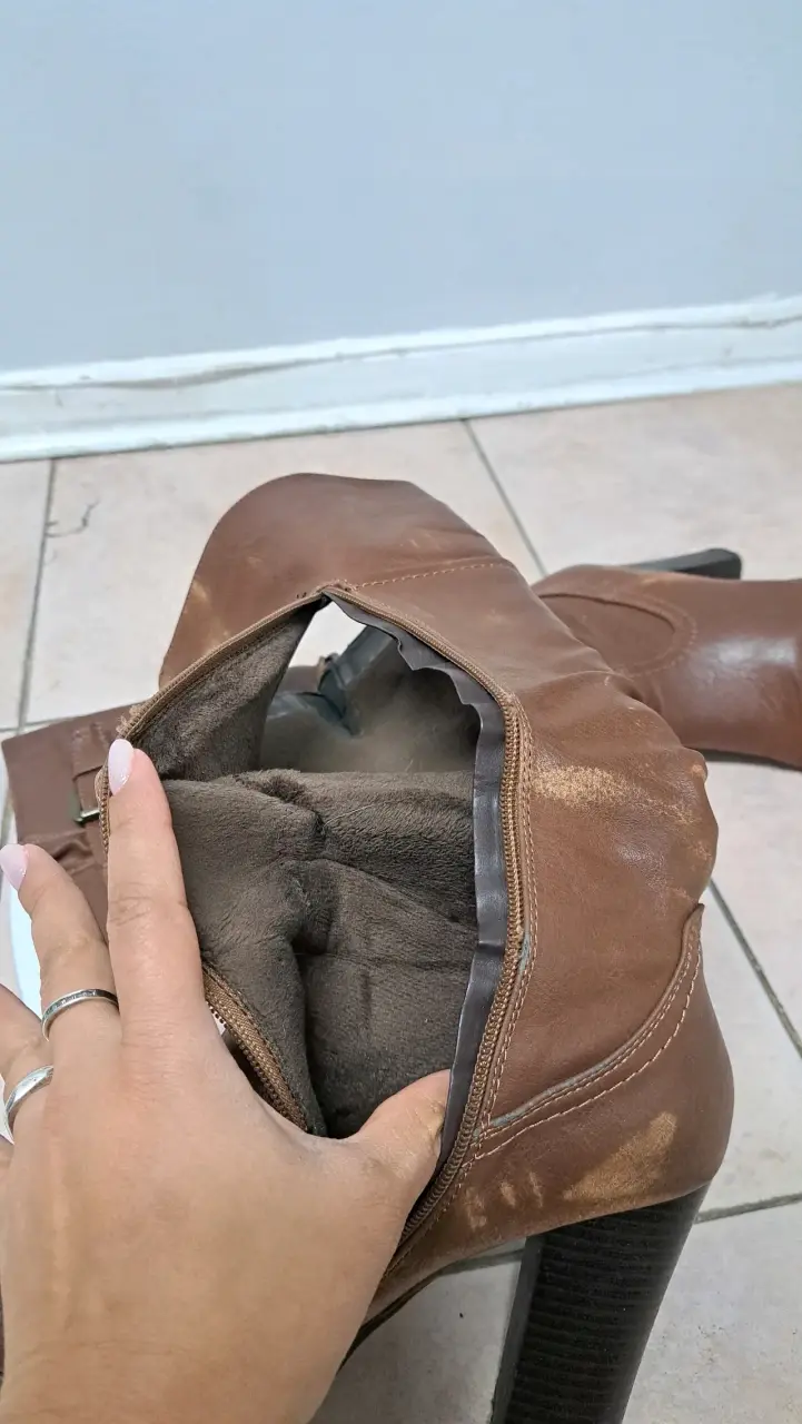 Botas de cuero marrón - 6