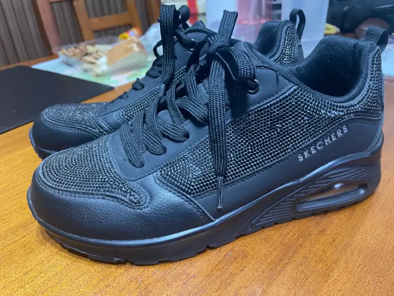 Zapatillas negras skechers - 6
