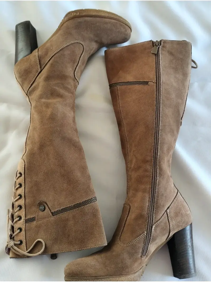 Botas altas de gamuza - 3
