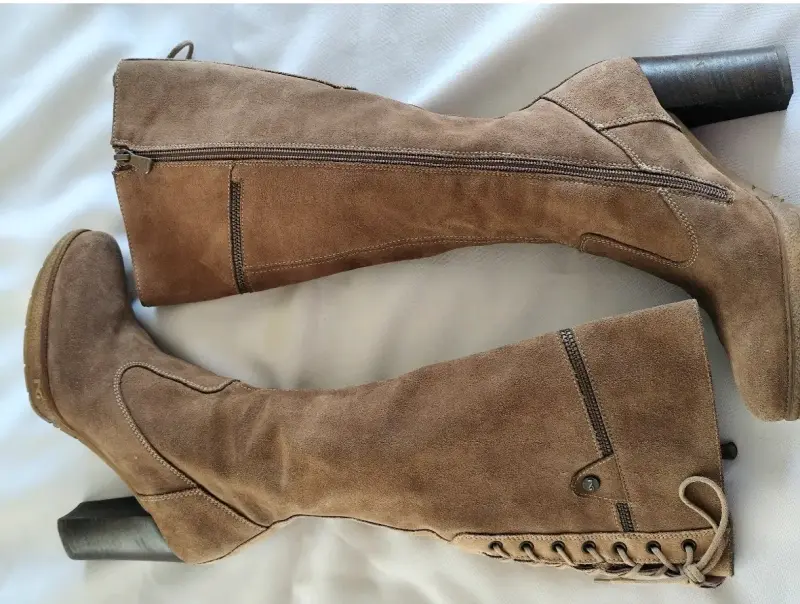 Botas altas de gamuza - 4