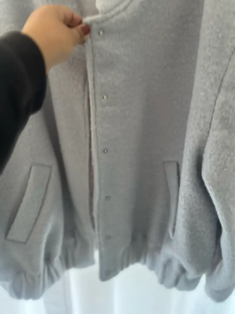 Chaqueta gris de lana - 2