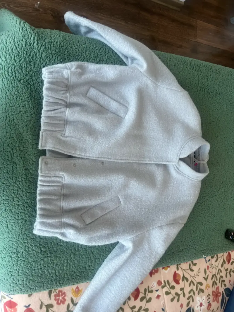 Chaqueta gris de lana - 4