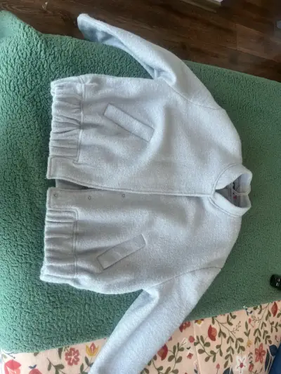 Chaqueta gris de lana - miniatura 4