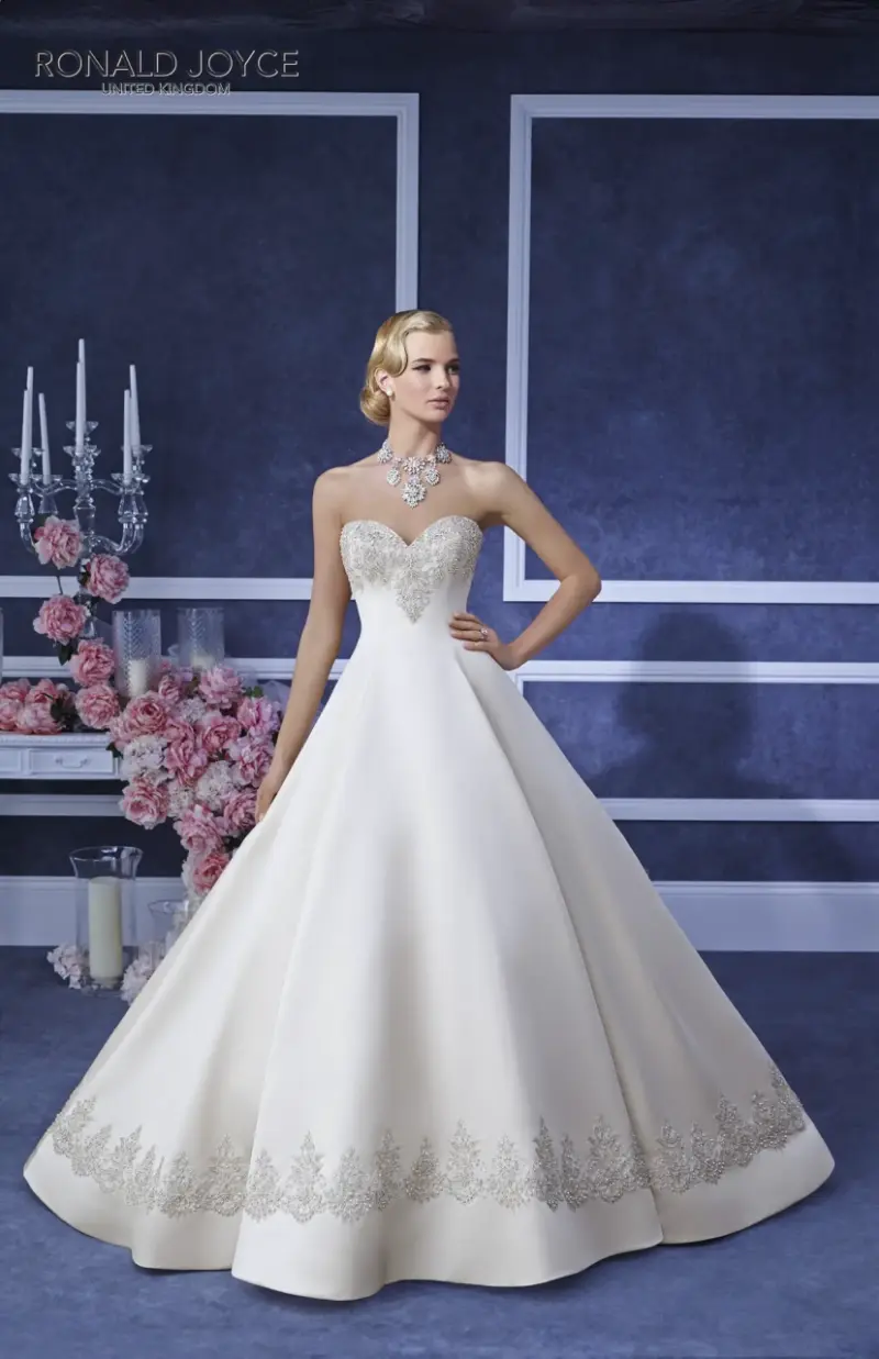 Vestido de novia blanco elegante - 2