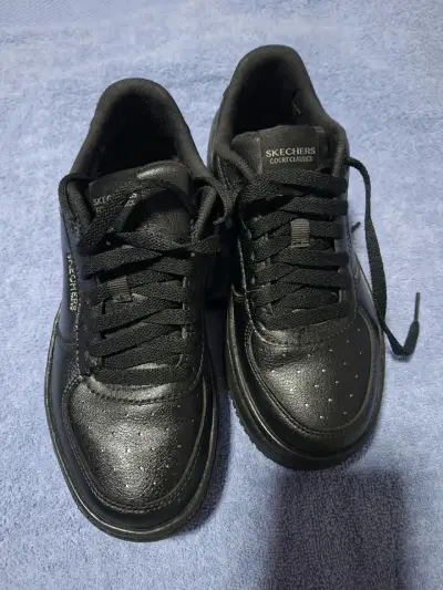 Zapatillas negras Skechers niña - miniatura 1