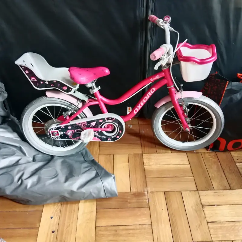Bicicleta infantil rosada Oxford