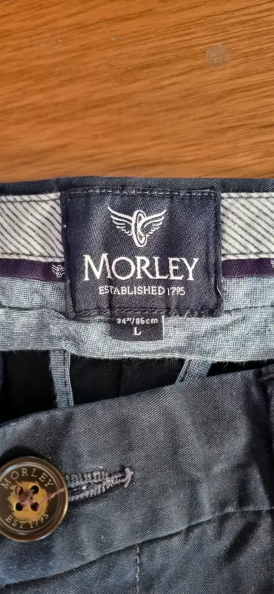 Pantalón casual azul marino - miniatura 2