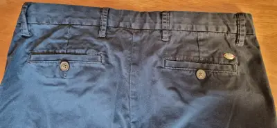 Pantalón casual azul marino - miniatura 3