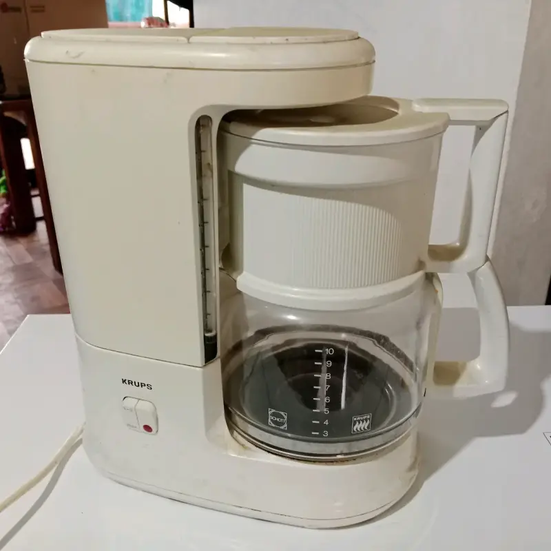 Cafetera eléctrica Krups blanca - 1