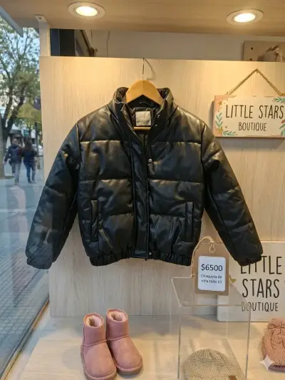 Chaqueta negra de niña talla 10 - miniatura 1