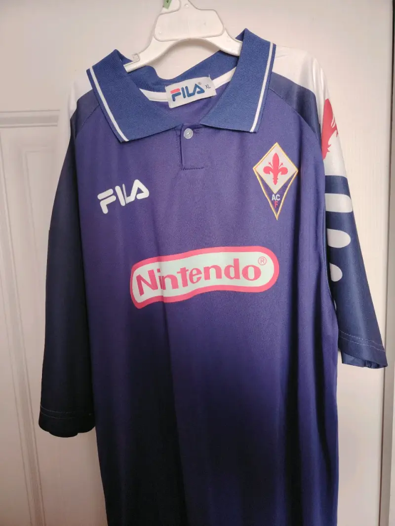 Camiseta Fiorentina 1998 local - 1