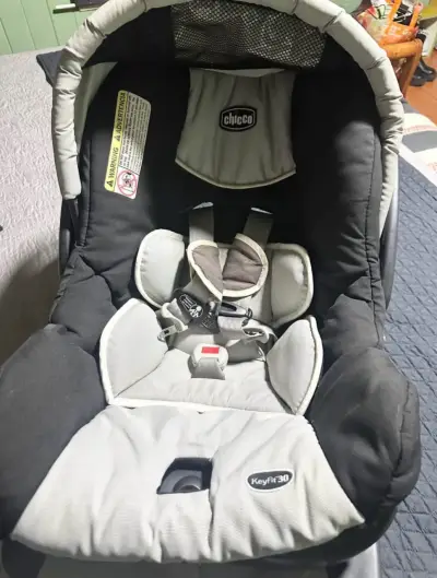 Silla para auto de bebé negra - miniatura 3