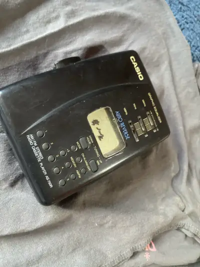 Reproductor de casete Casio negro - miniatura 1