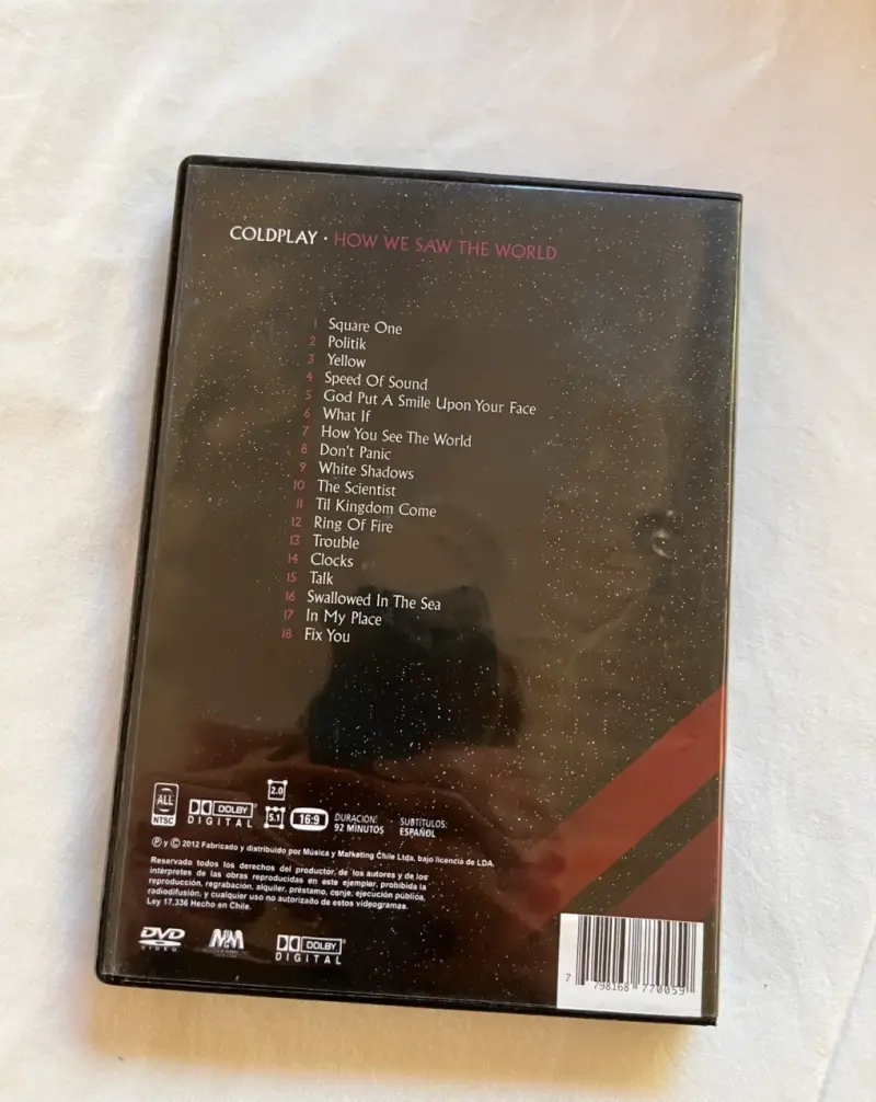 DVD Coldplay How We Saw the World - 2
