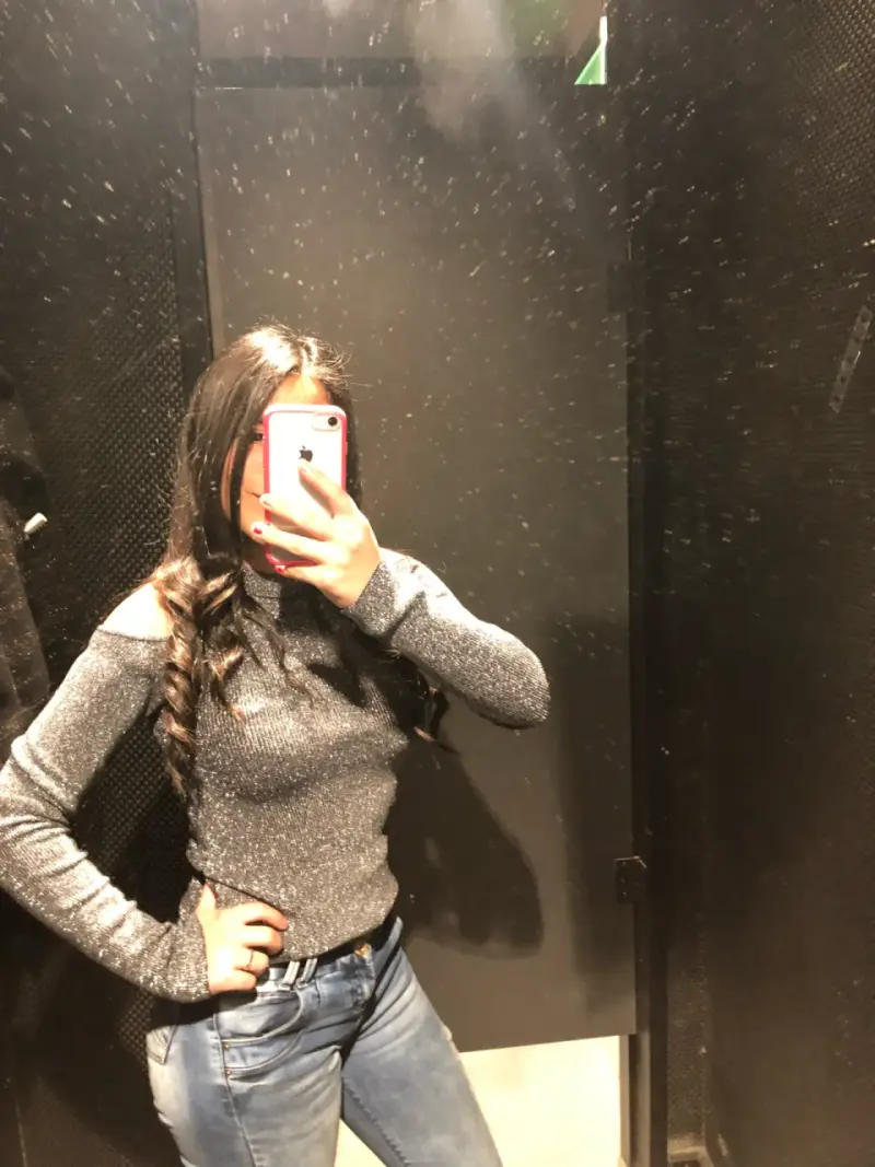 Sweater  gris brillante