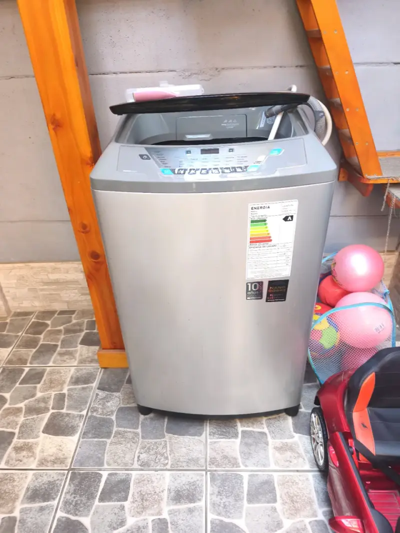 Lavadora Fensa automática plateada