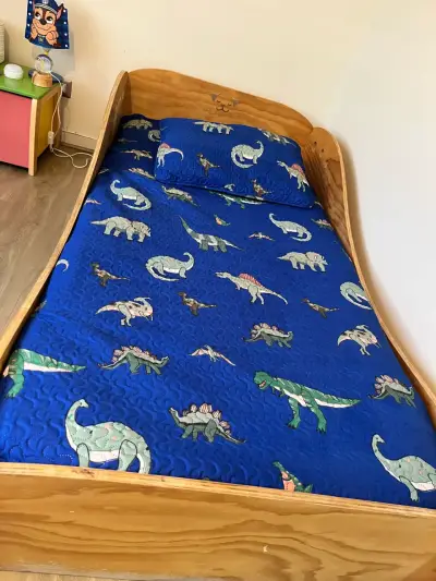 Cama de transición con colchón - miniatura 2