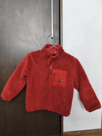 Chaqueta polar roja infantil - miniatura 1