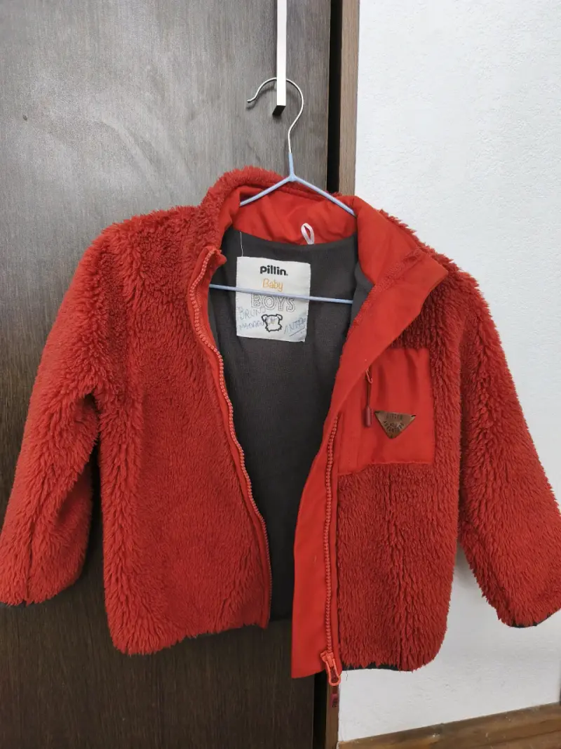 Chaqueta polar roja infantil - 2