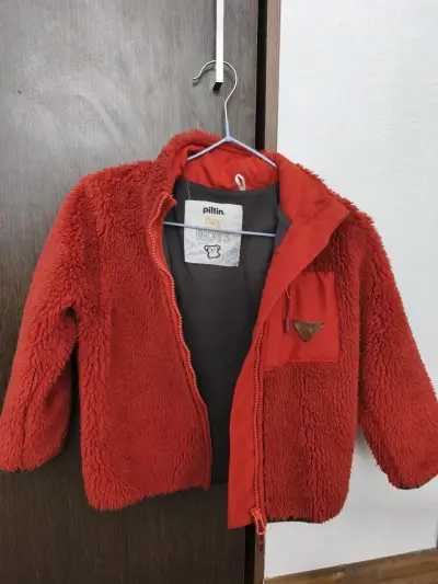 Chaqueta polar roja infantil - miniatura 2