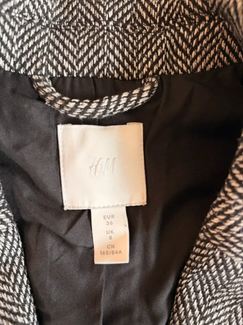 Blazer de lana estilo espigado - 2