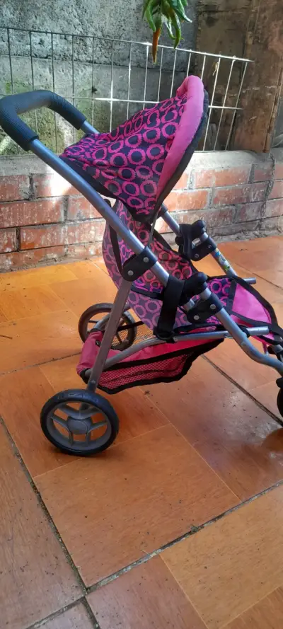 Coche de juguete rosa - miniatura 1