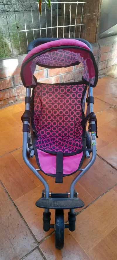 Coche de juguete rosa - miniatura 2