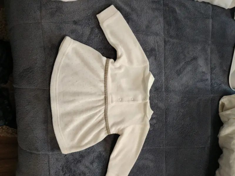 Vestido de bebé blanco - 2