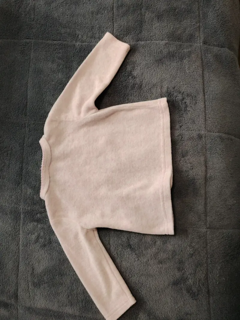 Polera rosada de bebé con oso - 3