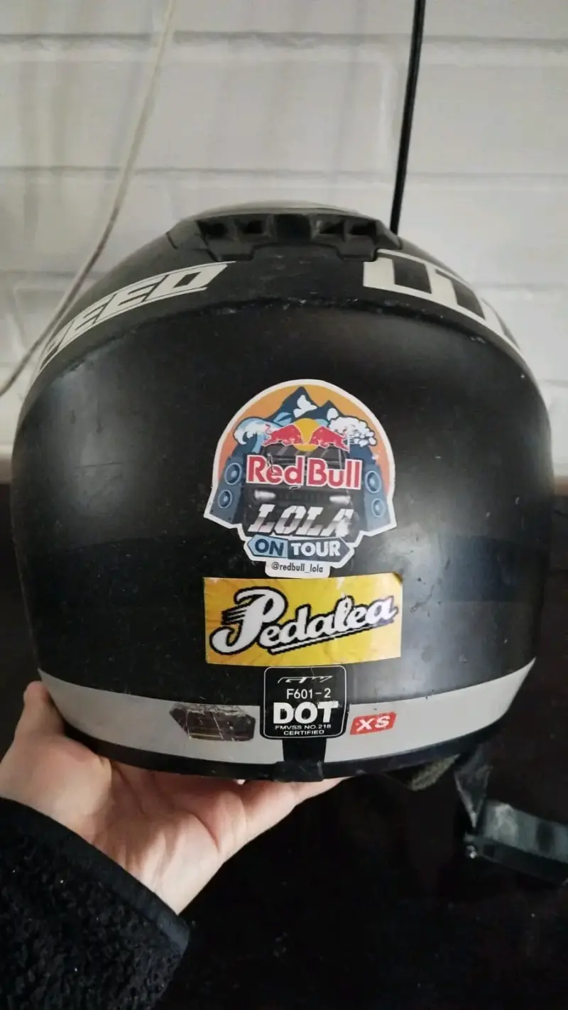 Casco de motocross negro - 3