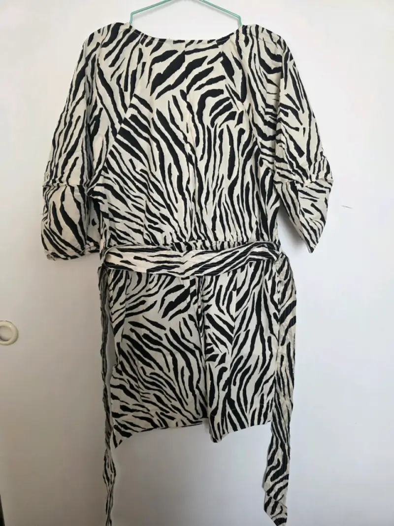 Vestido estampado animal print - 2