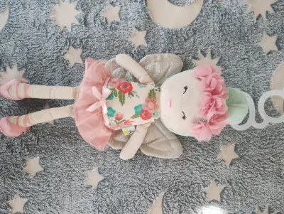 Muñeca de trapo hada floral - miniatura 1