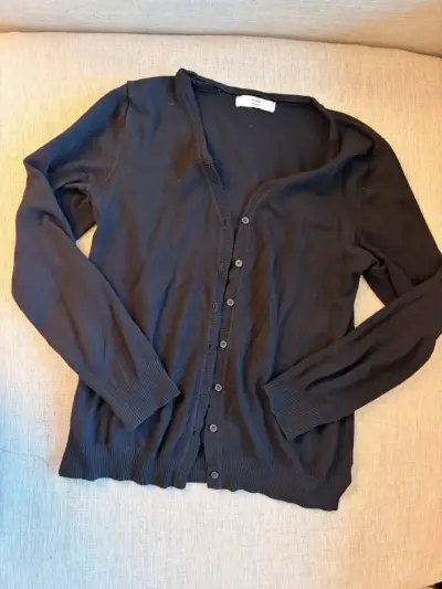Cardigan negro de mujer - miniatura 1