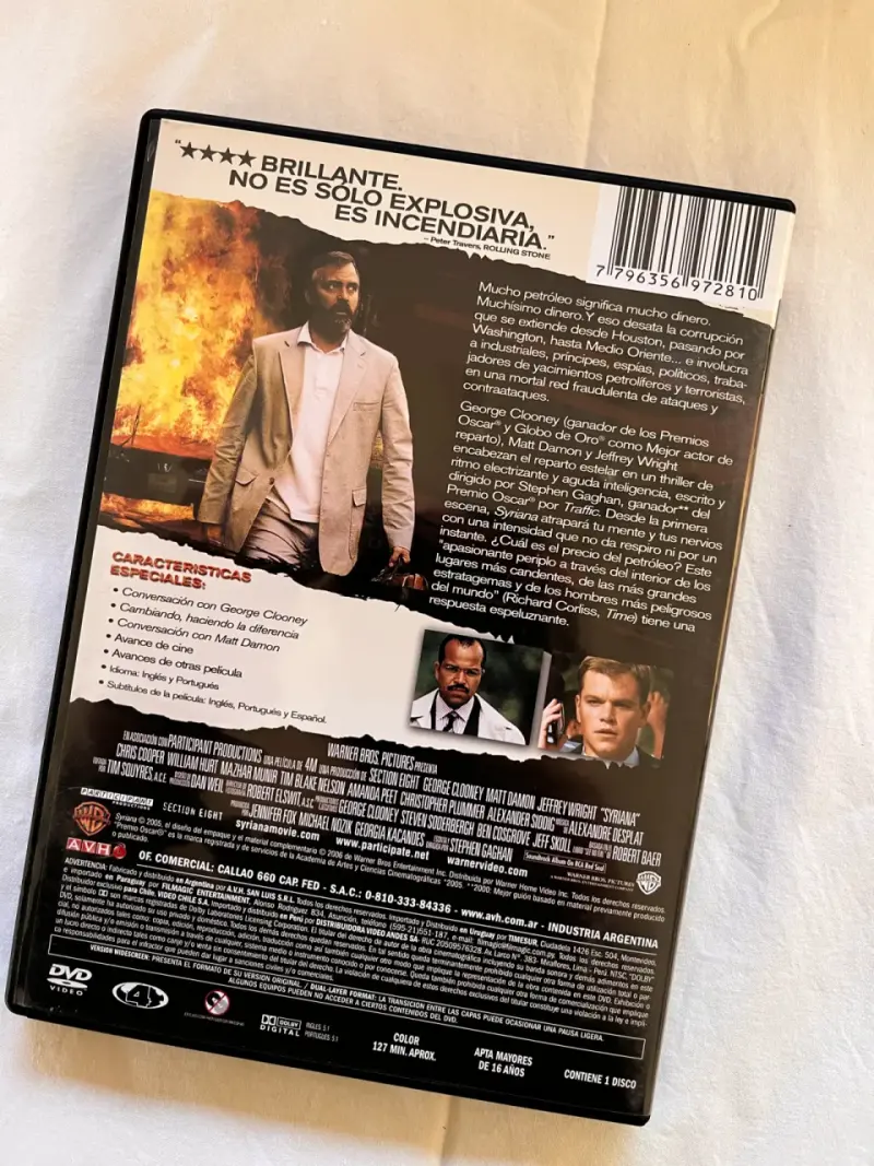 DVD Syriana original - 2