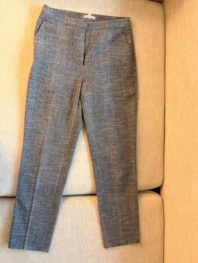 Pantalón gris de cuadros - miniatura 1