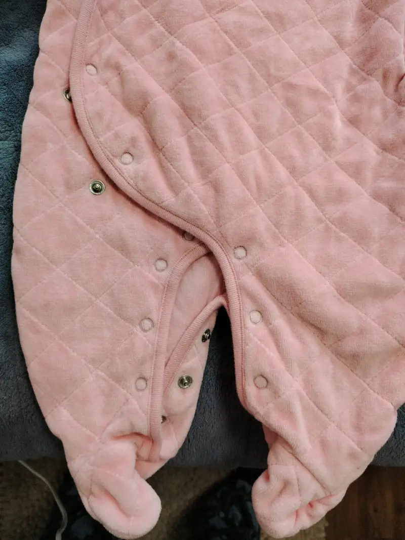 Pijama enterito para bebé rosado - 3