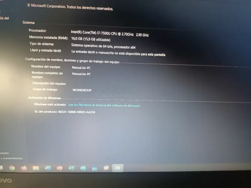 Laptop Lenovo Ideapad 15'6" - 3