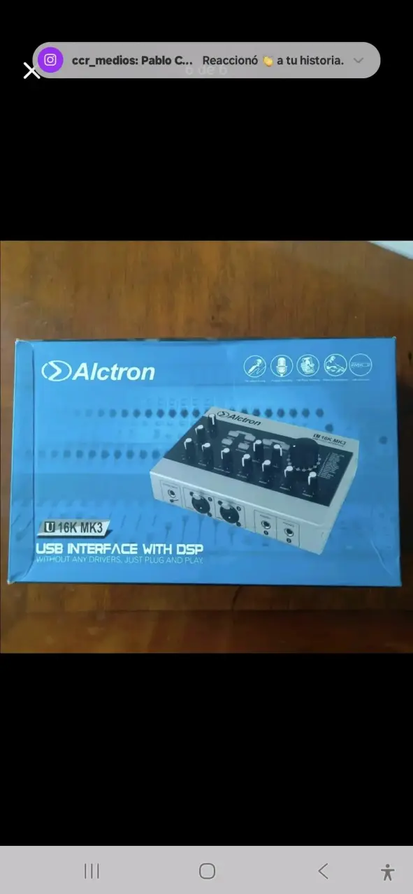 Interfaz USB Alctron U16K MK3 - 1