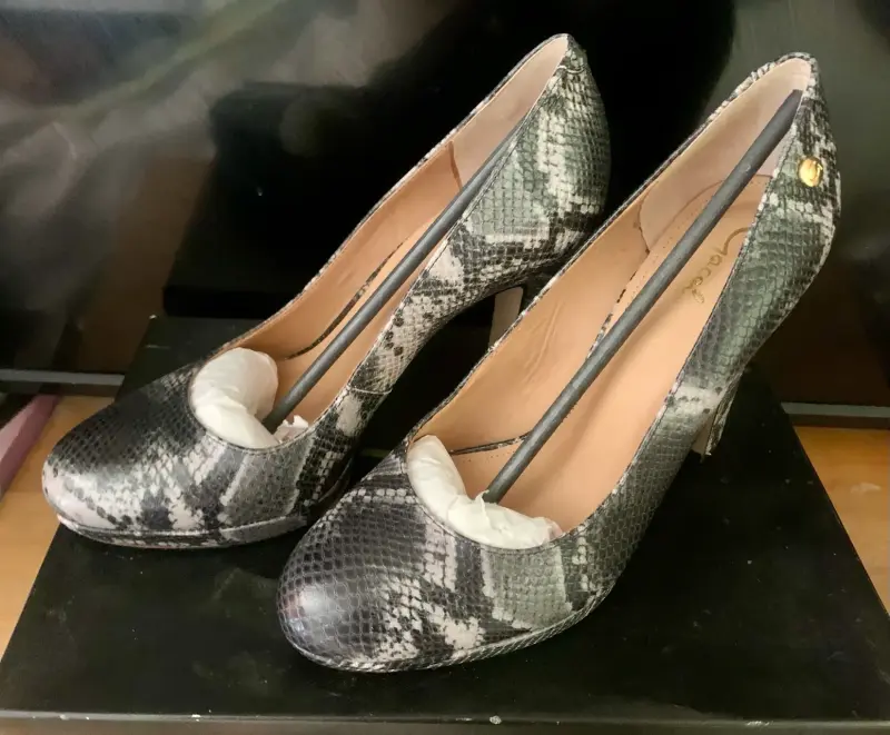 Zapatos Gacel de taco alto efecto piel - 2