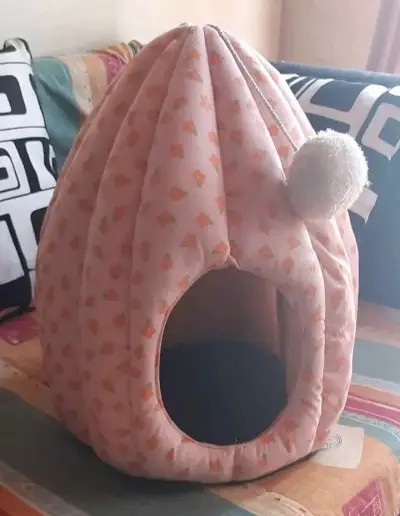 Cama para mascota acolchada iglu - miniatura 2