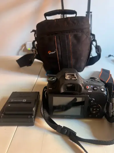 Cámara Sony con accesorios - miniatura 3
