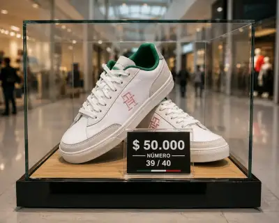 Zapatillas blancas elegantes - miniatura 1