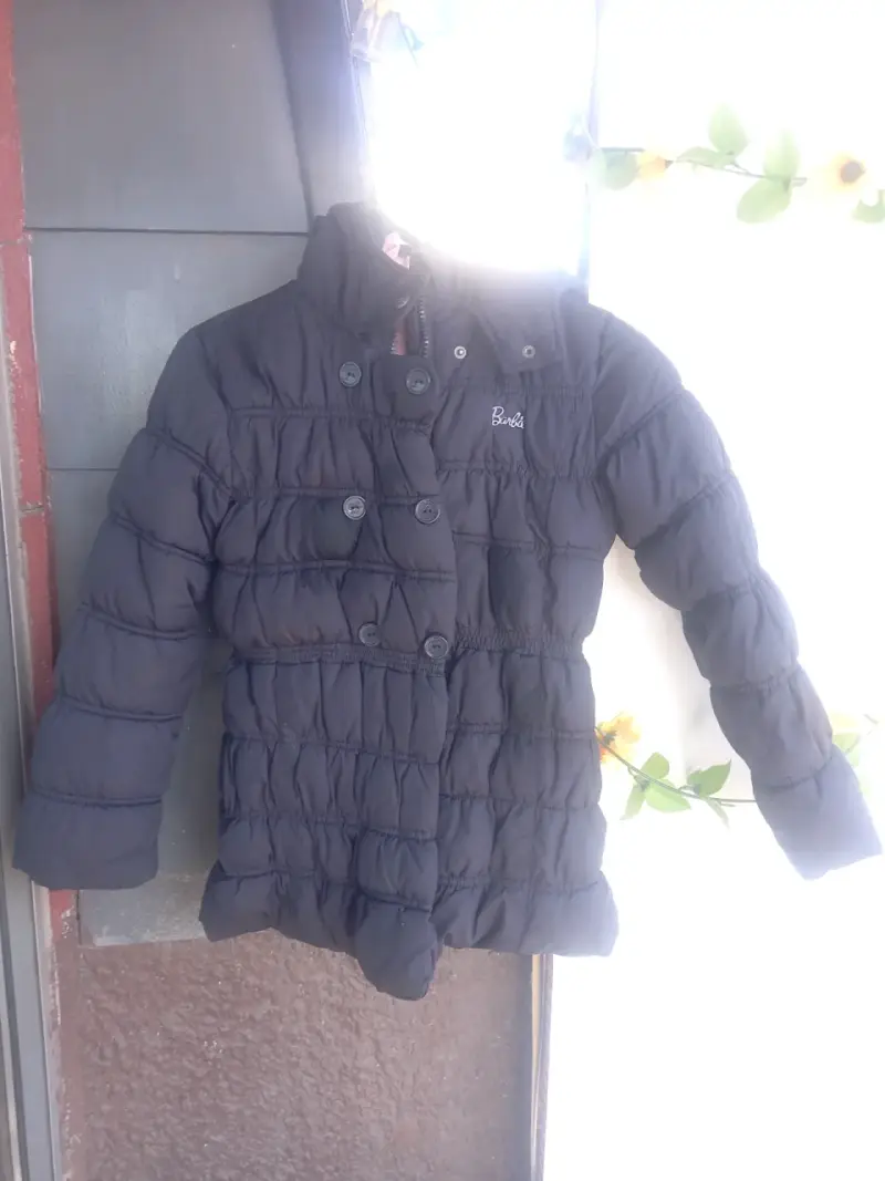 Chaqueta acolchada negra