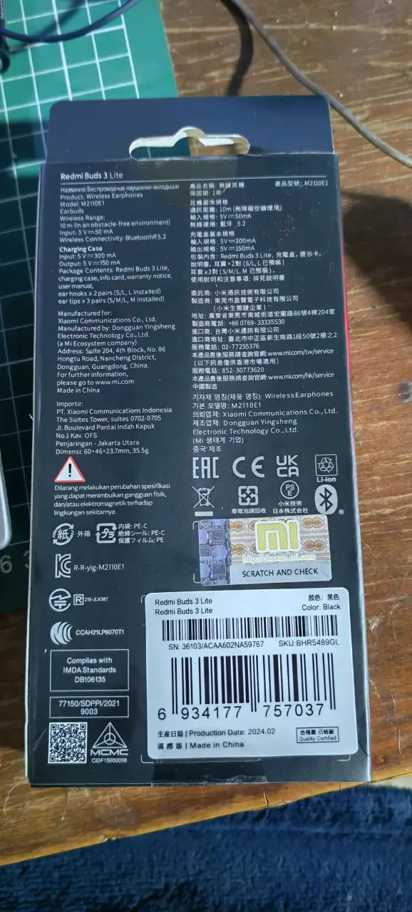 Audífonos Redmi Buds 3 Lite - 2