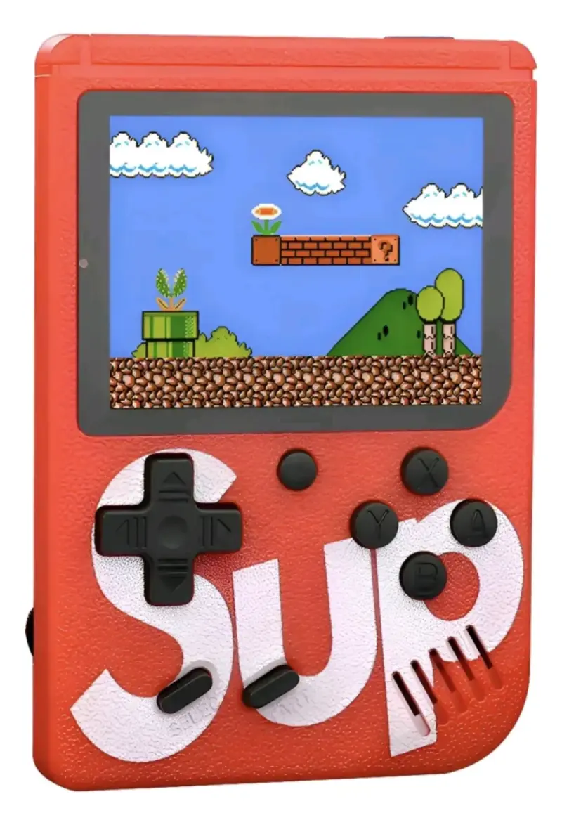 Consola portátil retro roja - 1