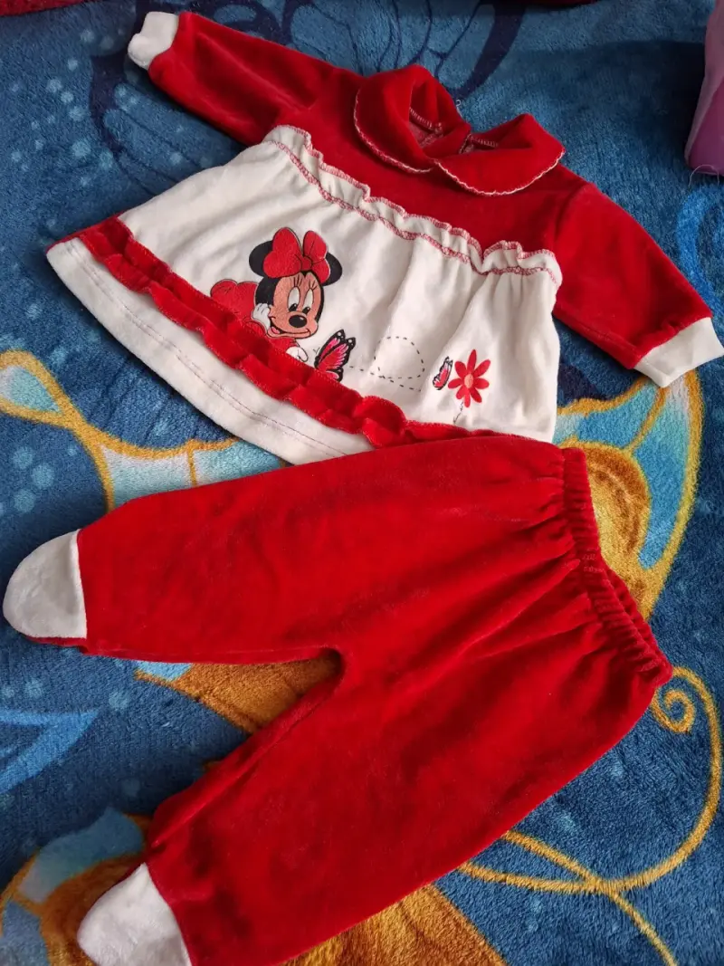 Conjunto bebé Minnie rojo - 1